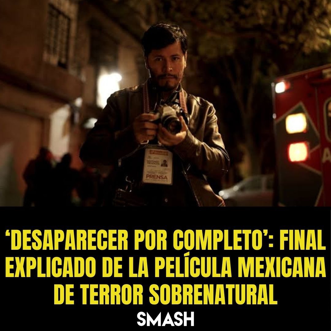 SMASHem_mx's tweet photo. La película mexicana de terror, que sacudió al cine, tiene un desenlace aterrador. 🎥😱
Descubre el final explicado de ‘Desaparecer por completo’. 😰😈
#cine #peliculas #terror #DesaparecerPorCompleto #finalexplicado https://t.co/9RCXbl2GzY