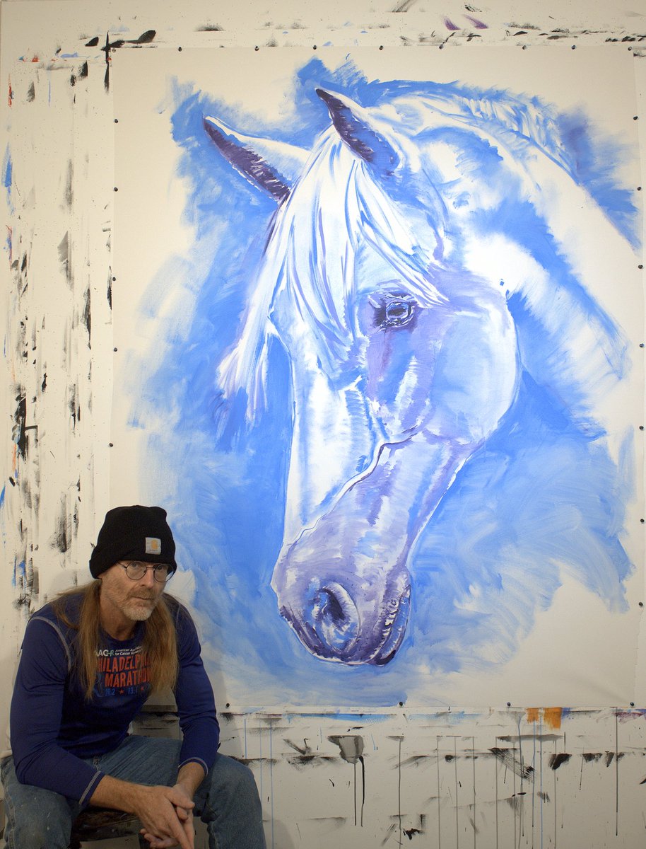 ”Fog” 76 x 56 inch ink and acrylic on canvas.
Available on my website.
#ink #inked #inkedart #inkdrawing #drawing #drawings #painting #paintings #horses #equestrian #horseart #equineart #horse #equine #art #artist #artists #artwork #contemporaryart #animals #animalart #portrait