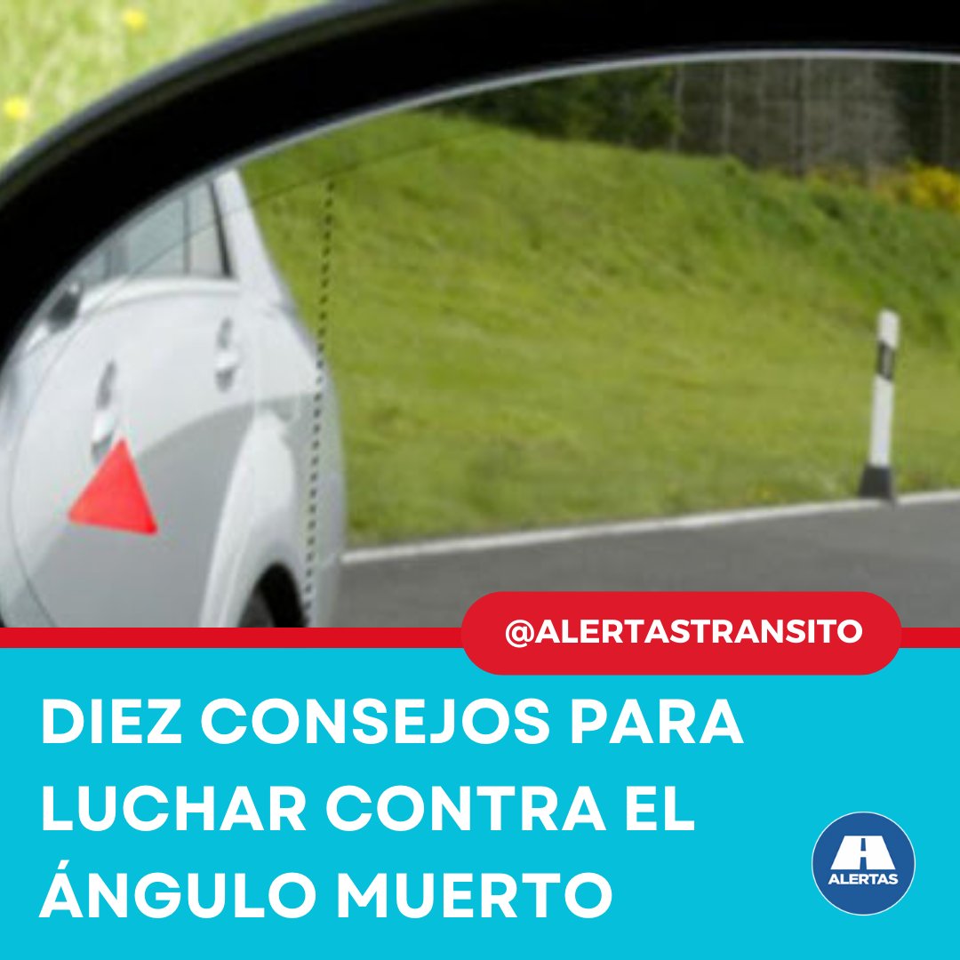 AlertasTransito's tweet photo. ⚠️ Diez #consejos para luchar contra el ángulo muerto 🚗
✍ Toma nota 🔗 https://t.co/ZmugtNC622
.
#AlertasTransito #AnguloMuerto https://t.co/okjOnJUWmI