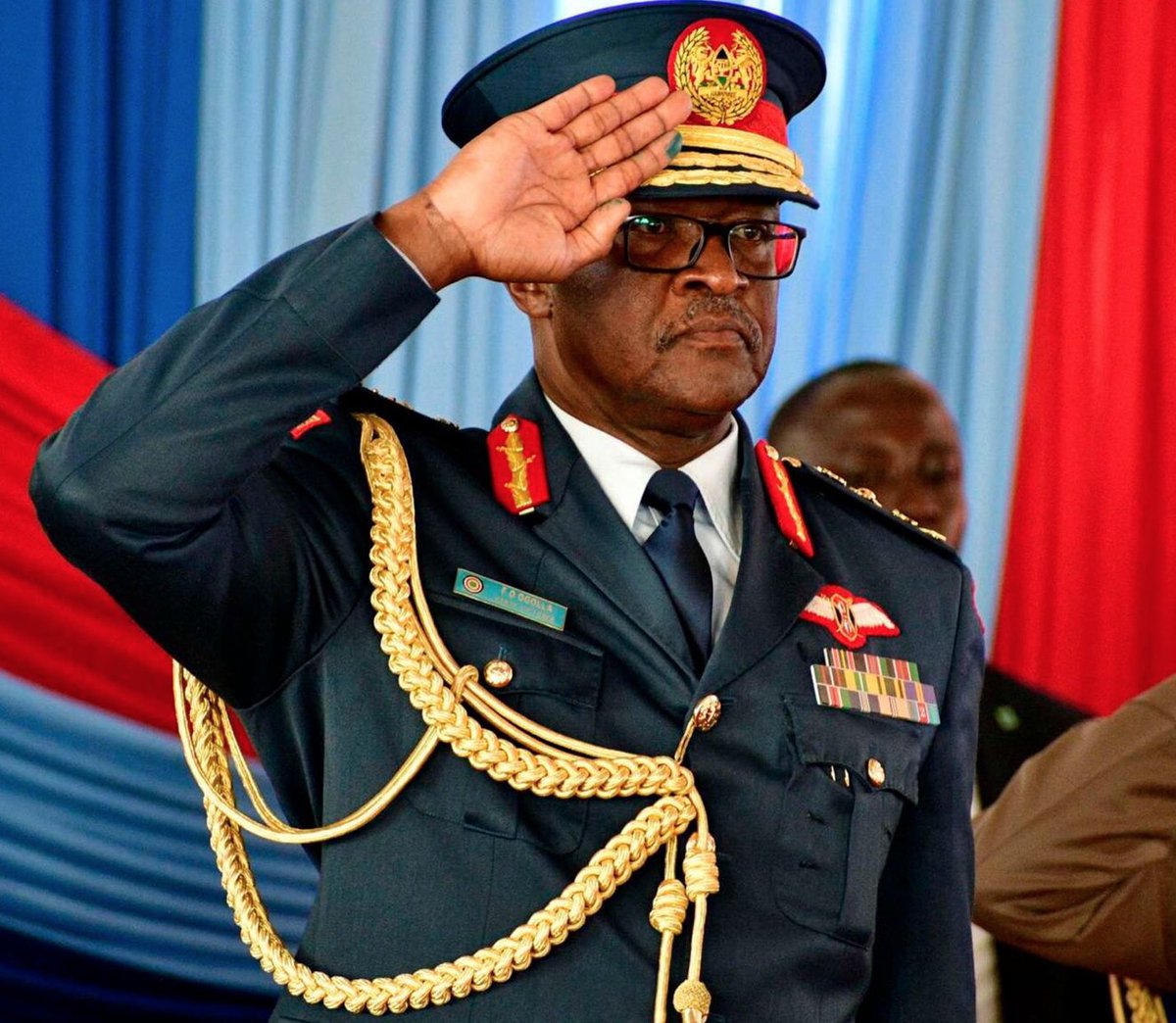 UPDATE: President William Ruto announces in a televised address to the nation the death of Kenya's top military commander, General Francis Omondi Ogolla. Gen Ogolla passed away following a military helicopter crash in West Pokot this afternoon. A sad day for KDF.