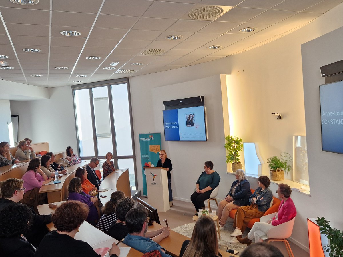Événement  cheffes d'entreprises. 
Frédérique Lavaud Directrice Générale Adj.  déclare cette soirée ouverte .