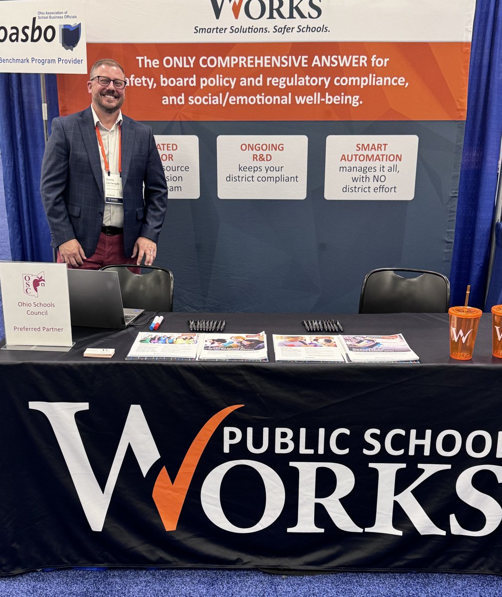 If you're at the @oasbo Expo today, come see us at booth 117! We have new training and program add-ons to help you stay compliant with Ohio HB 33, Erin's Law, and HB 123. #DoWhatWORKS