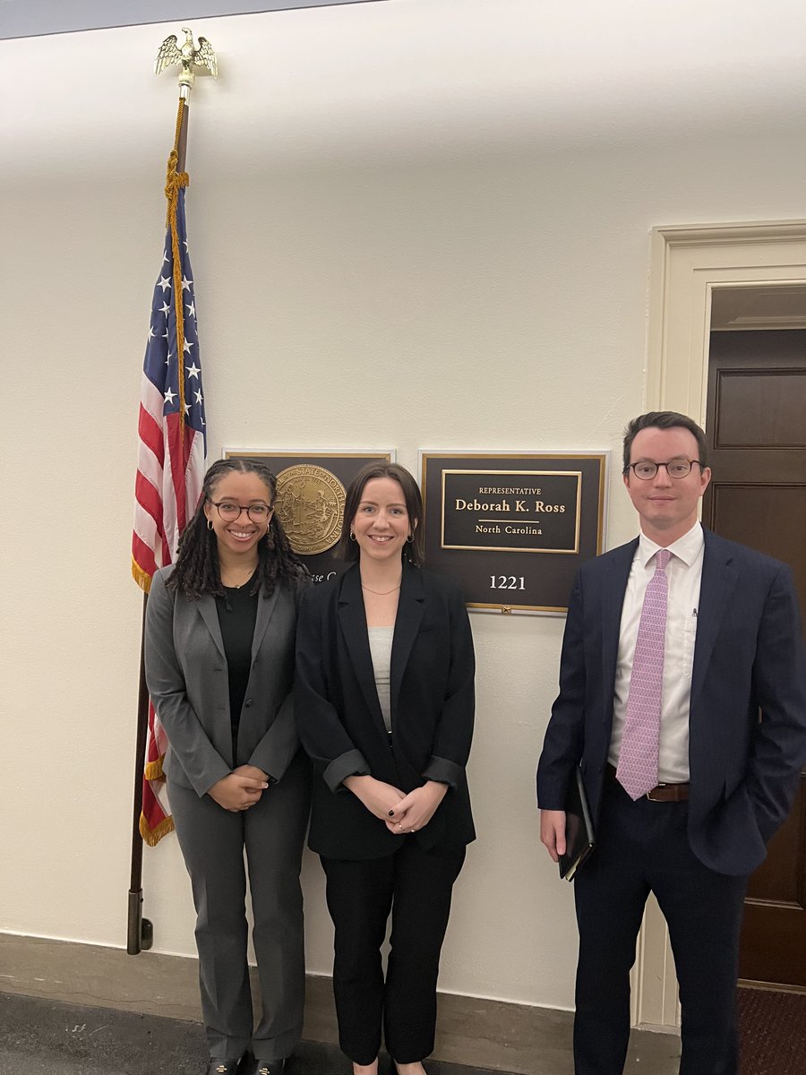 We joined two of our researchers representing Duke at the @aaas CASE Workshop for current students on their Hill visits. We enjoy engaging our delegation in meaningful discourse on the importance of funding science and how it betters the research and economic landscape of NC!