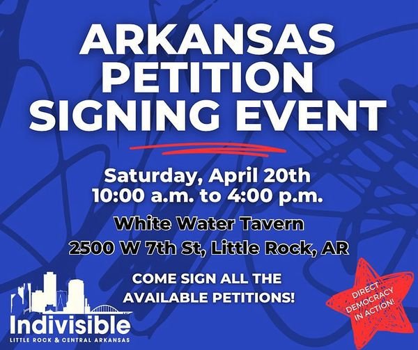 All available petitions will be available for signing this weekend in #LittleRock #Arkansas.