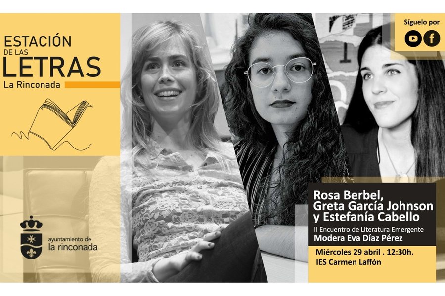 ¡Estación de las Letras! 👉𝐋𝐮𝐧𝐞𝐬 𝟐𝟗 𝐝𝐞 𝐚𝐛𝐫𝐢𝐥, 12.30 h. Dirige el encuentro la escritora @EvaDiazPerez.

Puedes seguir el encuentro en YouTube Ayuntamiento de La Rinconada
#Cultura  #FeriaDelLibro2024 #FomentoALaLectura #EstacióndeLasLetras 

@LaRinconada_Web