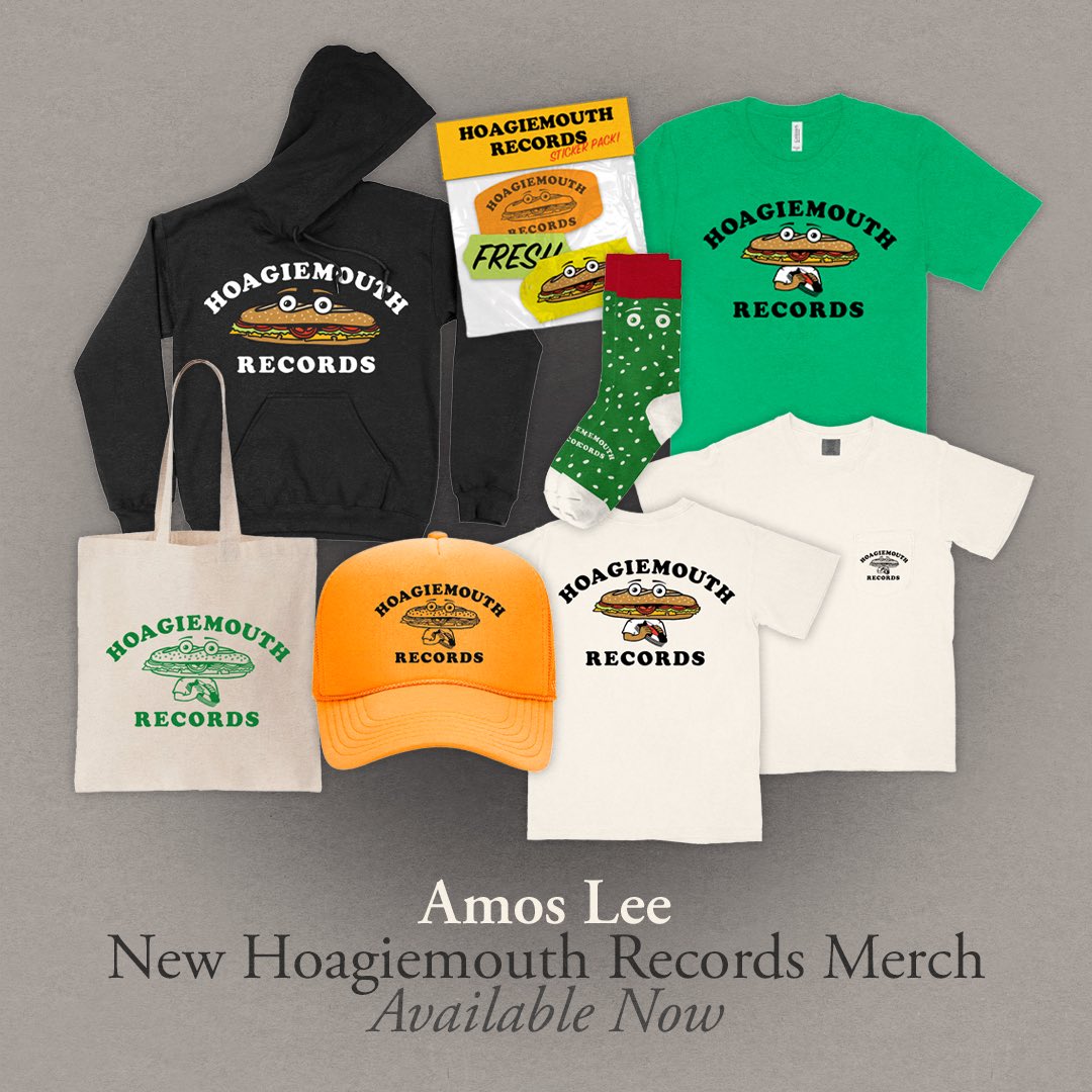 Celebrate the upcoming release of new music sporting new merch from Hoagiemouth Records, available now! amoslee.shop.musictoday.com/store/