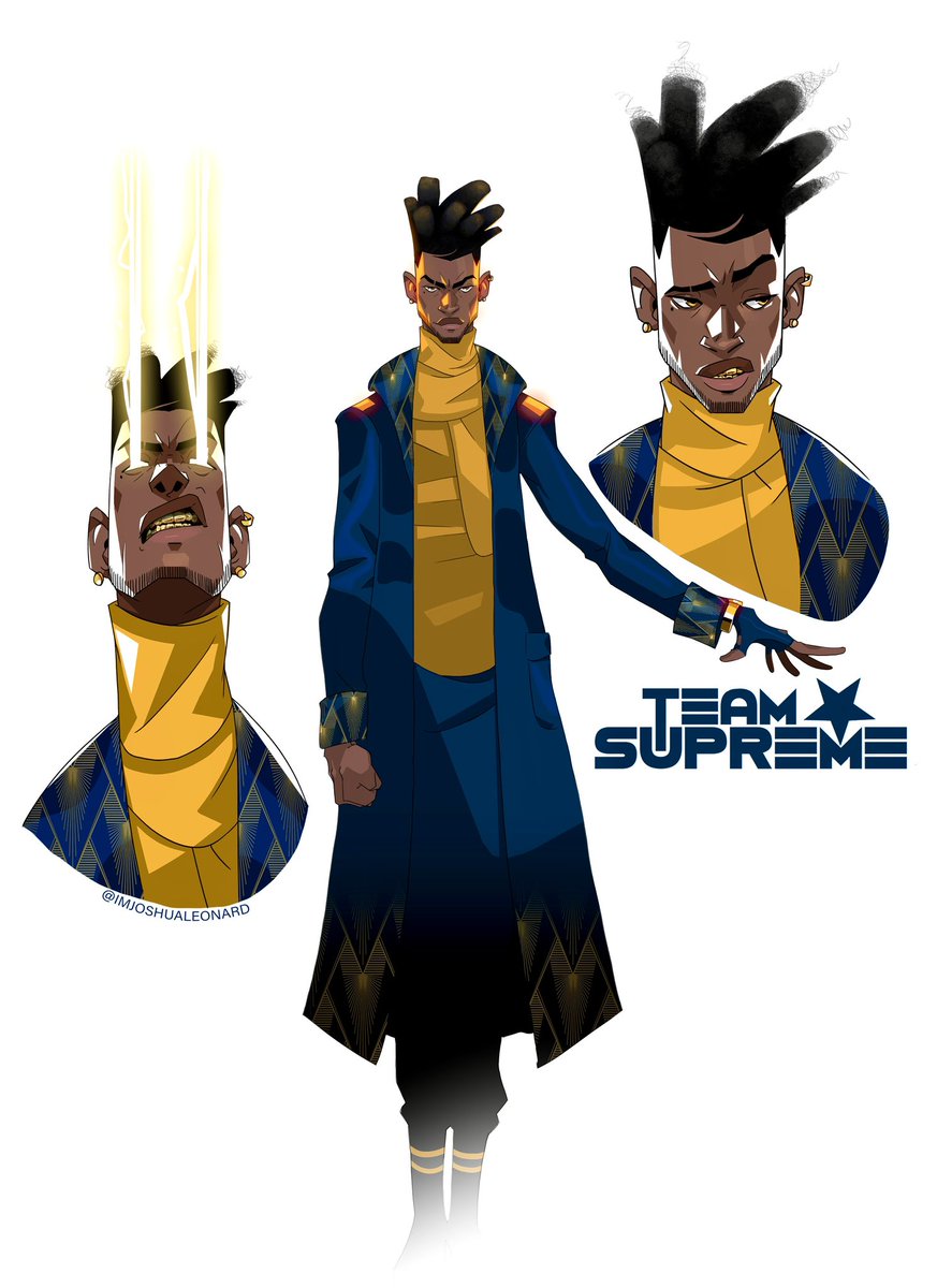 IMJ0SHUALE0NARD's tweet photo. History will be made. 🔥Follow @teamsupreme__ for more updates! Made with @wacom #joshualeonardart #leonardstudios #teamsupremeshow #animation #wip #wacom #artist #diversity #inclusion #disabilityawareness #marfansyndrome #marfansyndromeawareness #animationch #drawingwhileblack https://t.co/nKLmTb5JV3
