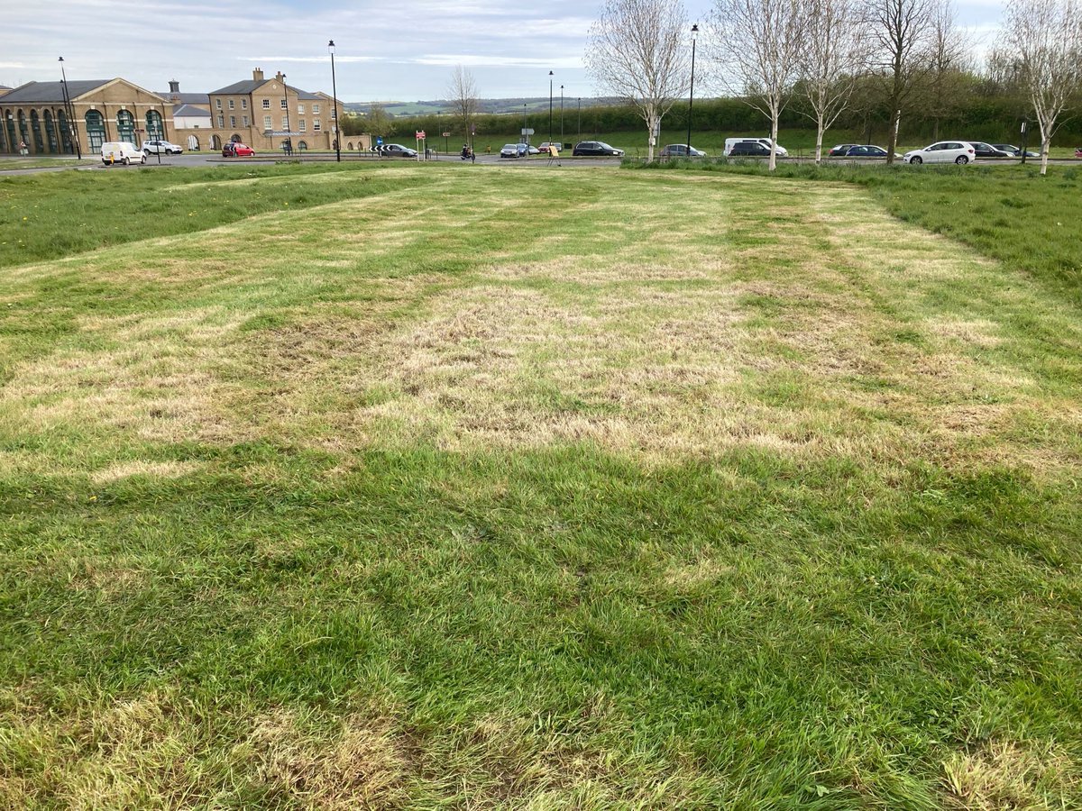 These Iseki cut and collect machines are fantastic, for anyone managing urban grasslands for nature. #Poundburynatureproject