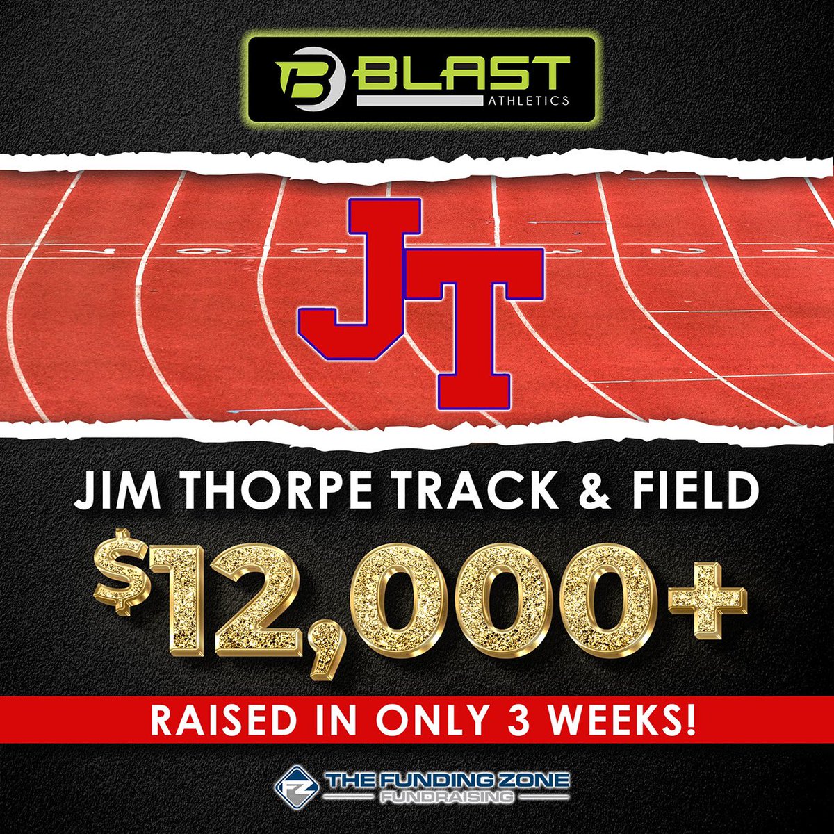Boom!! <a href="/JTOlympians/">Jim Thorpe Olympians</a> <a href="/jttrackcoach/">Frank Miller</a> <a href="/blastathletics/">Blast Athletics</a> <a href="/TheFundingZone/">Funding Zone Fundraising & Vertical Raise!</a>