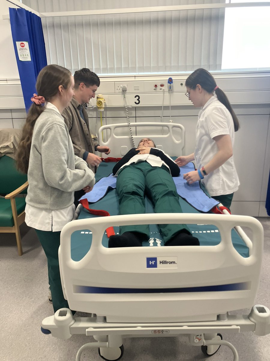 Leeds Beckett University. BSc Occupational Therapy: Preparing for practice placement- Moving and Handling with myself Dr. Blaine Robin and Rebecca Haythorne. Full engagement all the way. Well done learners.