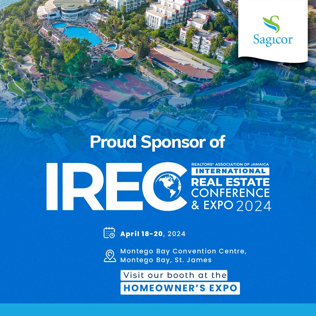 Visit our booth at the Homeowner's Expo this weekend at the Montego Bay Convention Centre for the International Real Estate Conference & Expo 2024 🏠✨ #SagicorJA #SagicorPropertyServices #SagicorBank #InternationalRealEstateConference #HomeownersExpo #HomeOwner