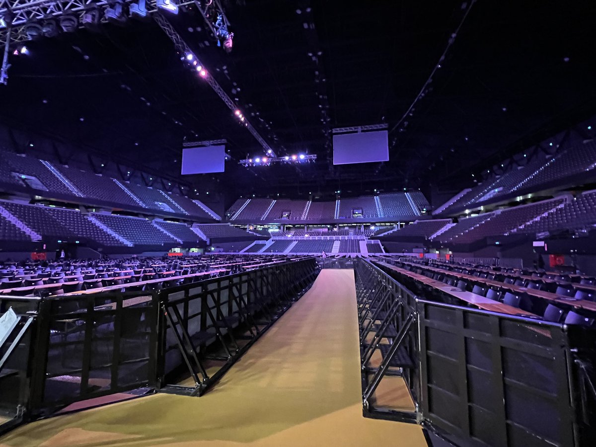 The Ahoy awaits 😍😍 what an arena 🇳🇱