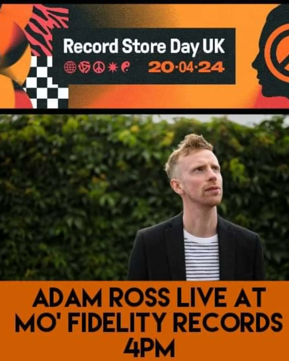 I'm playing an in-store for #RecordStoreDay2024 at @MoFiRecords in Montrose. 4pm on Saturday!