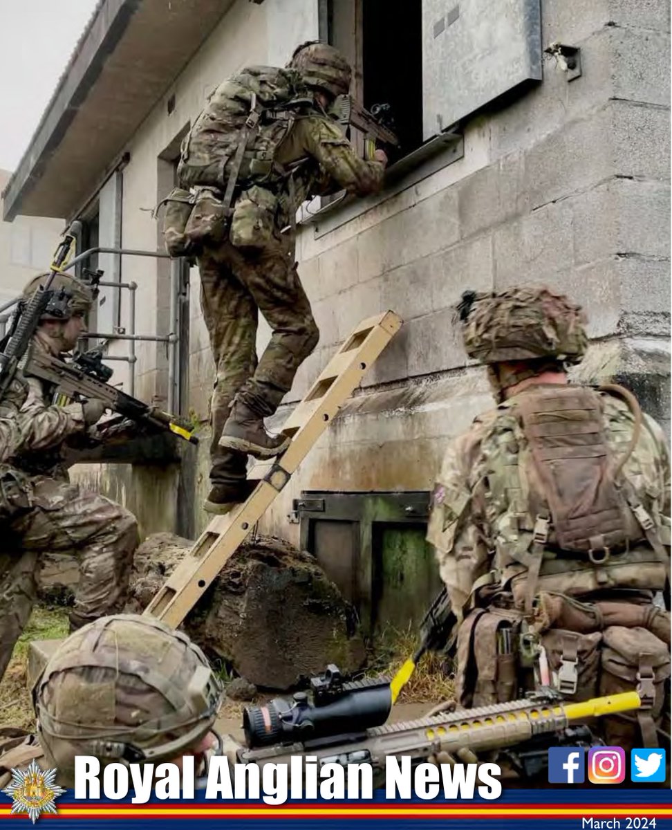 You can read the Royal Anglian Regiment newsletter for March 24 online now. royalanglianregiment.com/news/royal-ang… #RoyalAnglian #Soldier #Army #Military #Veteran