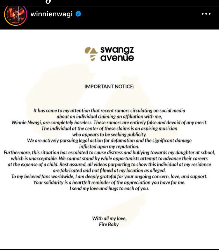 ugamusic_biz's tweet photo. Winnie Nwagi #firebaby is here to clarify about everything that has been circulating on both social and mainstream medias for the past three days ! https://t.co/DVriVFGej8