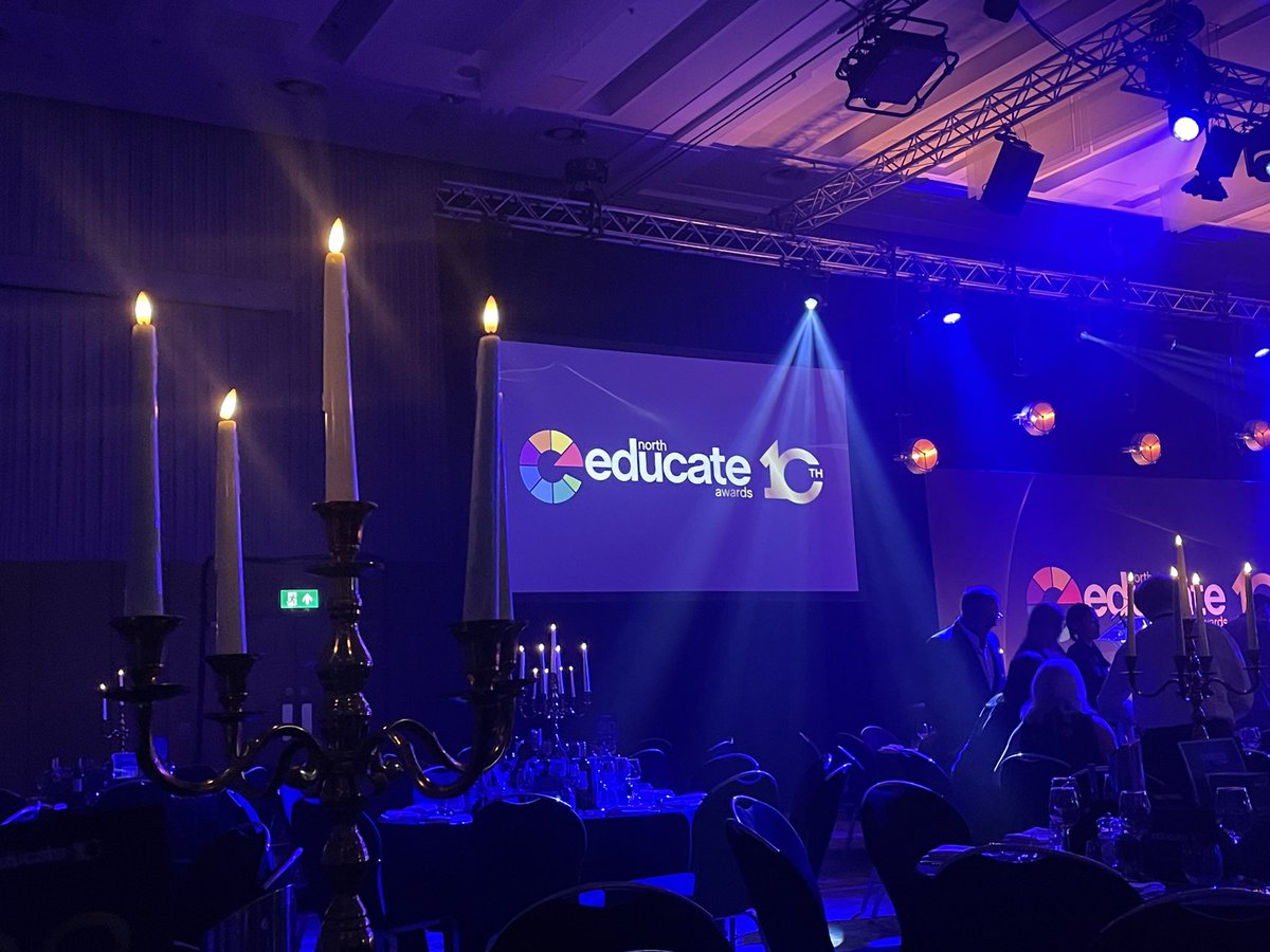 UoCVeterans's tweet photo. Two members of our team are at the @educatenorth Awards this evening in Manchester, where we have been shortlisted for the Innovation Award! @uochester https://t.co/ppZJ6dfFNP
