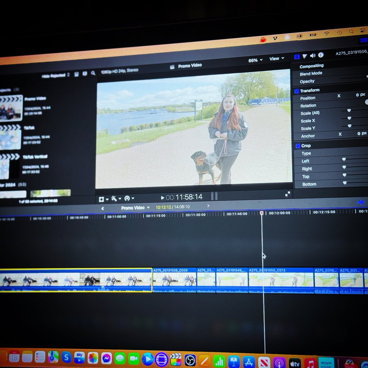 Working through a promo video edit #editing #videoproduction #promovideo #videography #videographer #videoservices