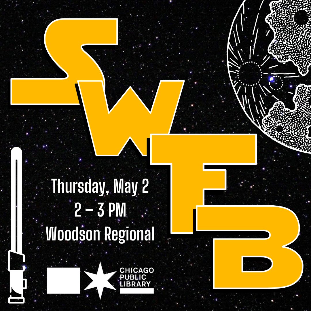 #StarWarsDay is coming up soon! Join CPL for our Star Wars for Beginners information session. If you have always wanted to watch the movies or learn more about the Star Wars saga, then this event is for you. More: bit.ly/cplswfb