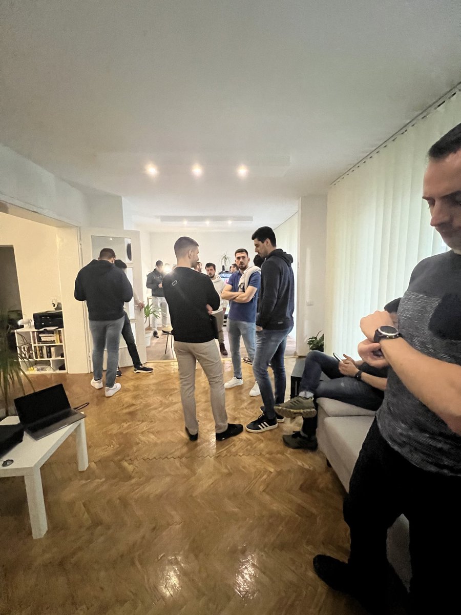 irreal_s's tweet photo. Big thanks to our host @misel_tekinder and to @supabase  for organizing this first Supabase community meetup in Serbia. Having a great time and already planning to meet again. https://t.co/VGmhBlfDtO
