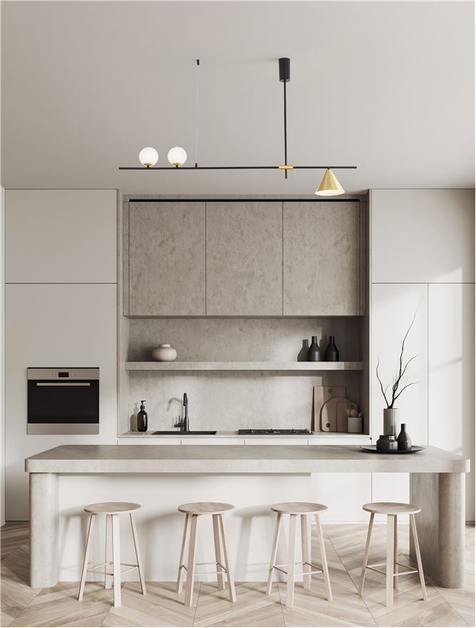 See how the Sway lamp adds a modern touch of color to this neutral kitchen!

#casainteriors #decor #interiordesign #decoration #homedecor #lighting #lightdesign #lightingdecor #lightinginspo #lightinginspiration