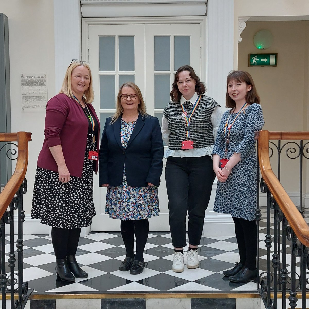 It was an honour to have Dr Mary Doherty @AutisticDoctor at RCSI discussing Autistic SPACE Framework + Autistic Doctors International. Photo w/ Collette Power (co-chair VisABILITY Forum) who opened the event, organisers @zoeenya22 + Jenny (RCSI EDI Unit). Thanks to all attendees!