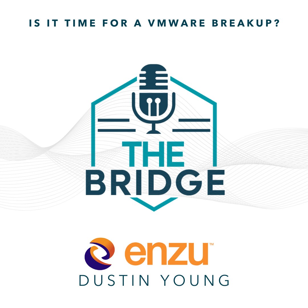 Wondering about your VMware strategy? Consider a shift with insights from Dustin Young of Enzu on The Bridge Podcast. Explore alternatives and reshape your IT landscape.

#VMware #ITstrategy #Enzu #TechTalk 🎙️

Listen now for a fresh perspective: bit.ly/3xCTcSu