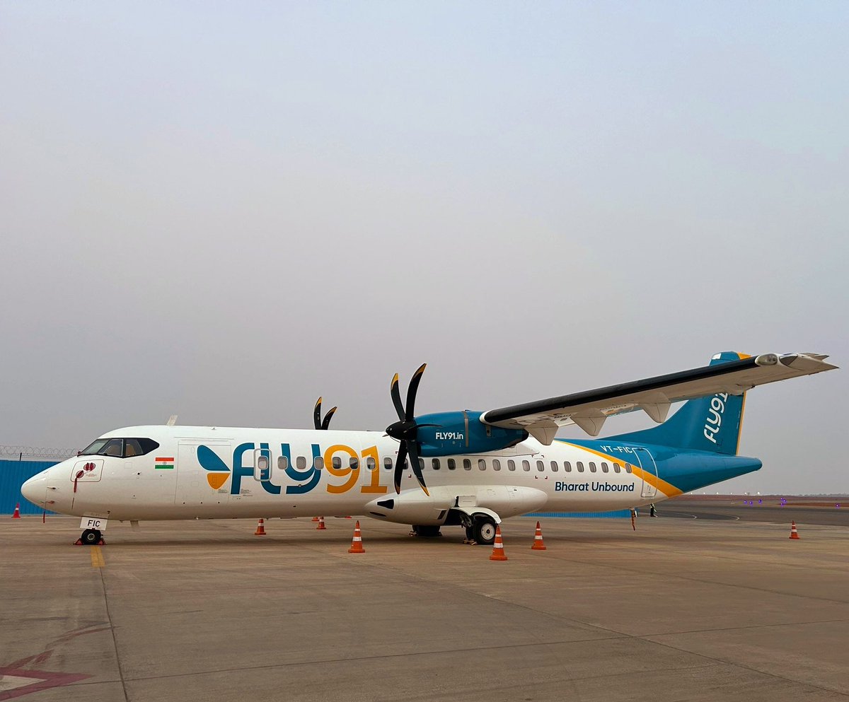 #FLY91 launched it's commercial operations to #AgattiAirport (Lakshadweep) today.