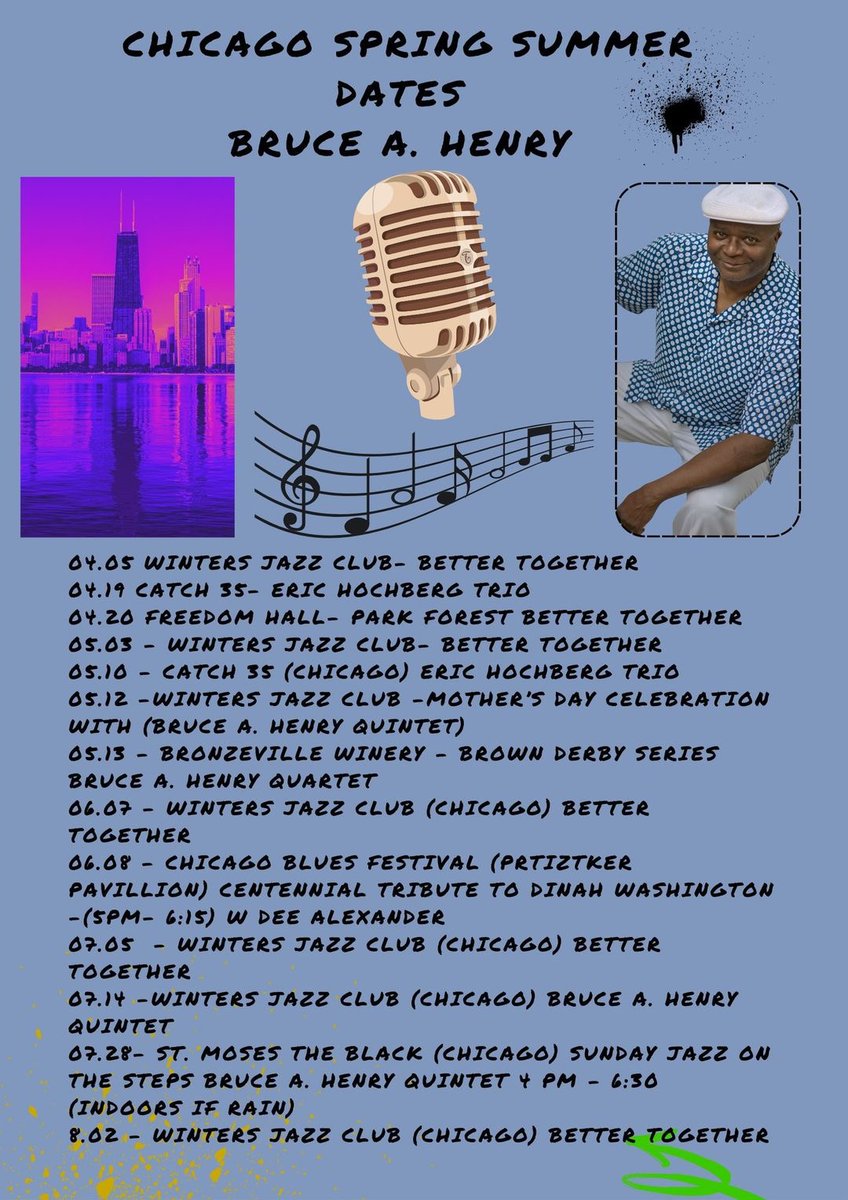 bruceahenry's tweet photo. Hope you can make it to one of my Chicago shows this Summer! #bruceahenry #chicagojazz #bahlove #wintersjazzclub #malejazzvocalist #freedomhall https://t.co/L02NK4IkBL