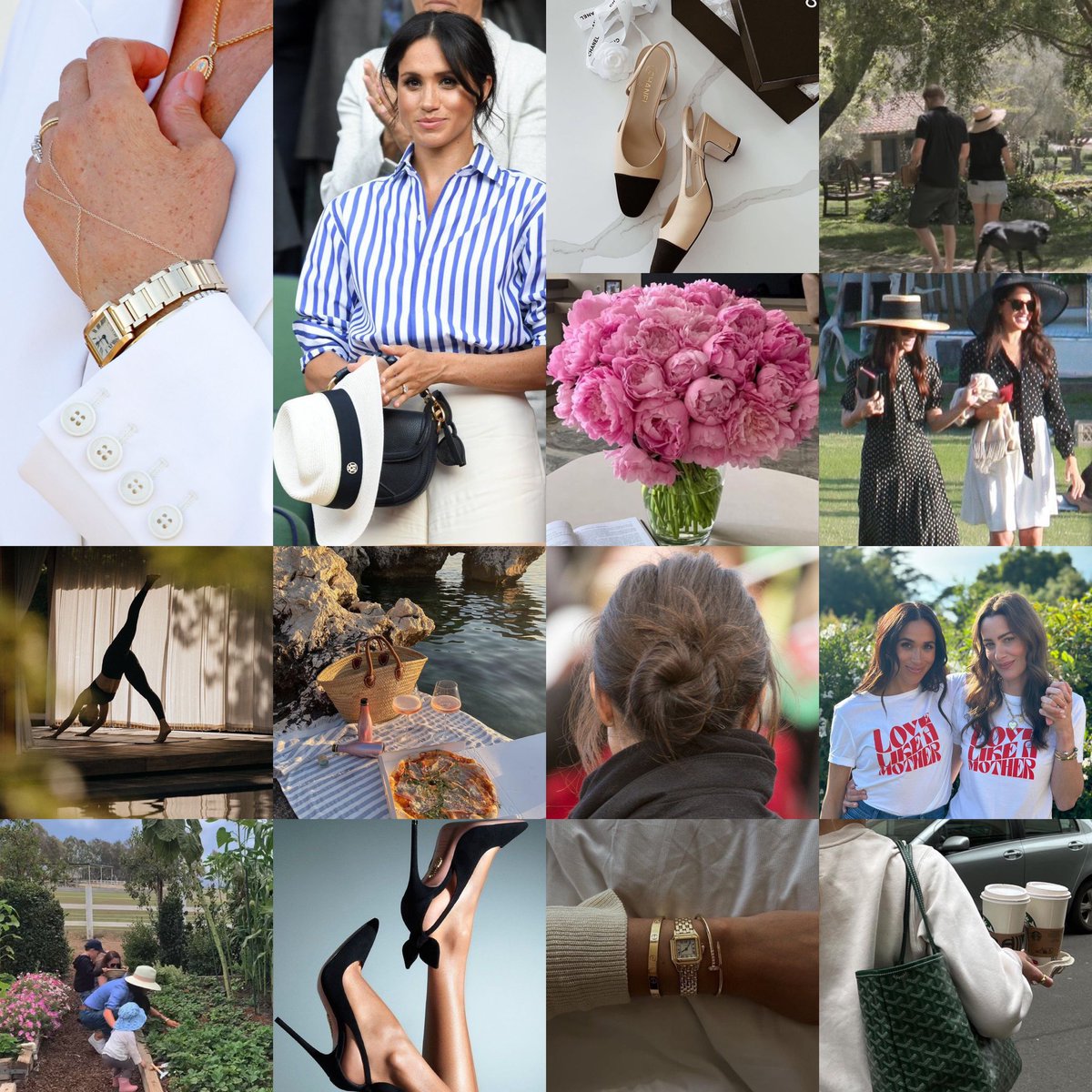 Made an aesthetic board of my fav, Meghan, The Duchess Of Sussex 🥺❤️