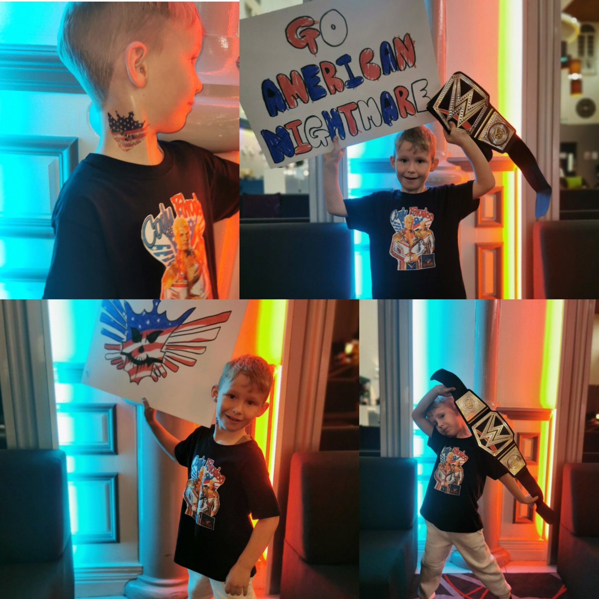 DanniGravell's tweet photo. @CodyRhodes he's ready for you!
@WWEUK #WWECardiff #WWELive #WWERaw https://t.co/eiEW5ALORf