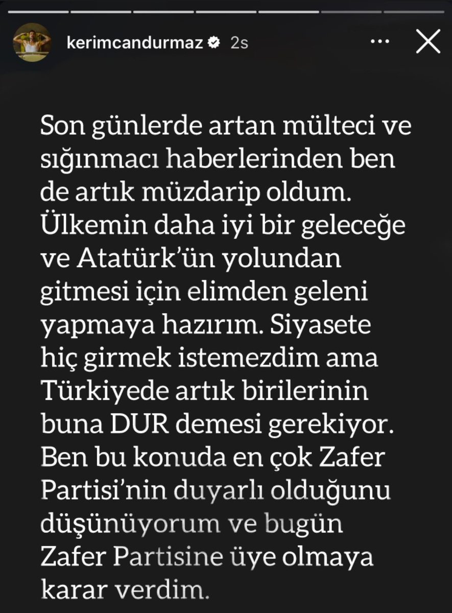 Vay aq benden önce davranmış.

Ben takkeyi önüme alıp az daha düşüneyim.

#ZaferPartisi
#siyaset #milliyetçilik
#Türkçülük
#ümitözdag