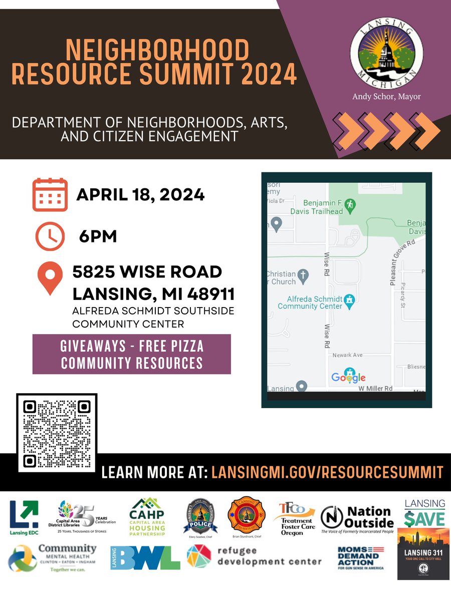 Don't miss out on the Department of Neighborhoods, Arts & Citizen Engagement's Neighborhood Resource Summit 2024, happening tonight at 6pm! There will be giveaways, free pizza, and community resources available.