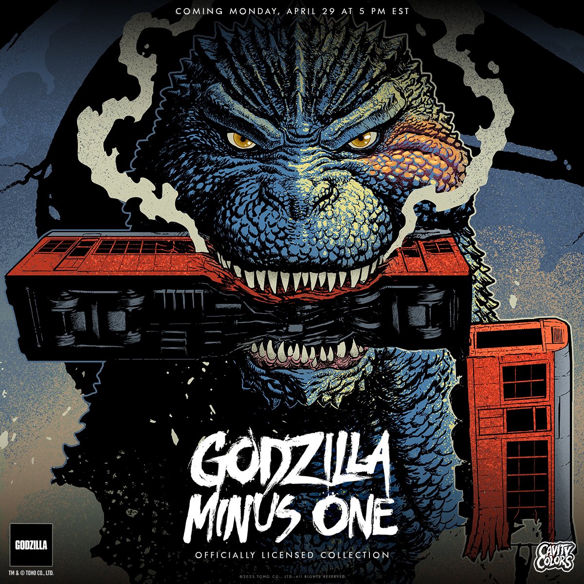 “Is that… Godzilla?” 🚊💥🦖 April 29th, GODZILLA MINUS ONE (an Oscar winning film! 😉) arrives with our monstrous new officially licensed apparel collection. Here’s a little SNEAK PEEK! 👀 Who’s ready?! #GodzillaMinusOne