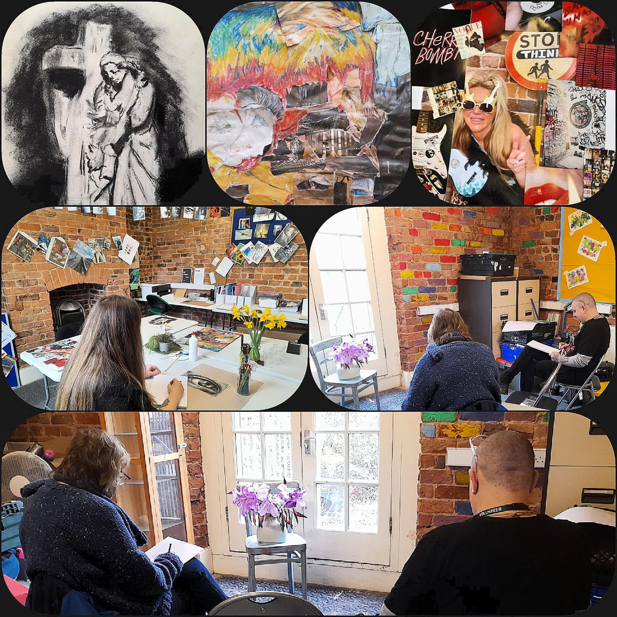 🎨Community Art Sessions 🎨 We are looking forward to catching up with our weekly art group tomorrow! So far we’ve worked with collaging and charcoal, with lots of exciting project still to come👍🏻 #communityart #liverpoolcityregion #artsessions