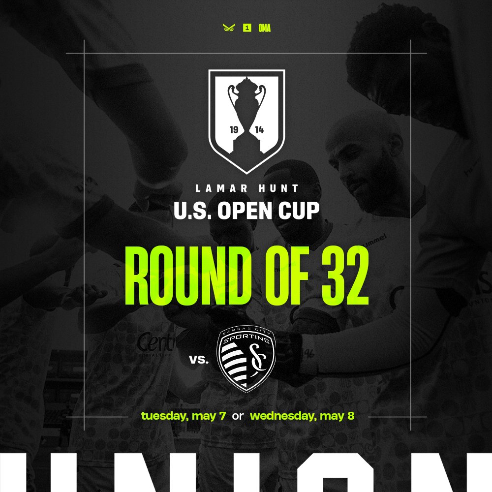 🏆 We're hosting @SportingKC in an I-29 Derby @opencup rematch on either 5/7 or 5/8! Are you excited yet?! 🙌🤘 Match details and ticketing info will be released when confirmed. #OneMeansAll