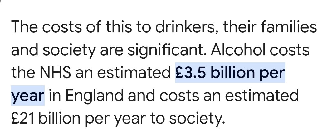 @GlenIrvine1 @EsheruKwaku @_Paul_de_Souza @I_amMukhtar @MiddleEastEye #alcoholawareness
You obviously haven't looked into how much alcohol abuse costs the
#NHS alone. 
And muslims are to blame for white people drinking themselves to death?
Now prove me wrong without using the absurd and peurile racist meme.
Some facts below for you: