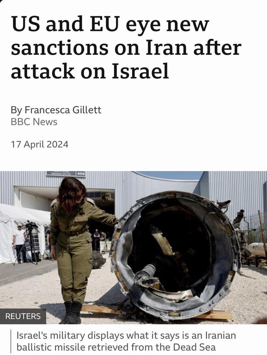 Wow.. how easy sanctions can be imposed. 

The killing of 15K Palestinian children Raping women and sniffing dead women's lingerie after rummaging their private drawers, destroying hospitals, schools, churches, and universities did not qualify as crimes to sanction Israel.

This…