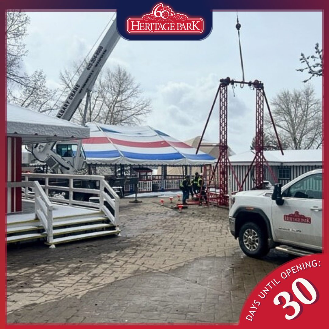 The countdown begins! It's official! In just 30 days, Heritage Park will be fully reopened. Check out the revival of our beloved Big Eli Ferris Wheel! Mark your calendars for May 18, and check out all the exciting activities at the Park before our grand reopening!