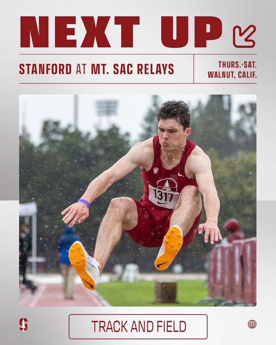 The Cardinal competes at Mt. SAC this weekend! #GoStanford