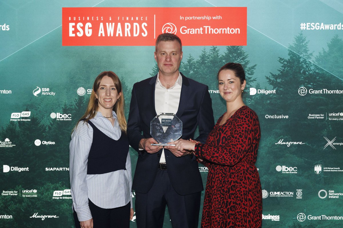 So proud of @Coolplanet_io for being named ESG Company of the Year (SME) at the @BandF ESG Awards. #ESGAwards