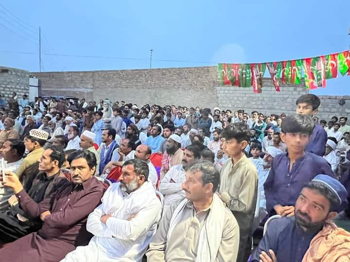 PTI’s NA 44 Dera Ismail Khan Candidate Faisal Amin Gandapur Addressing Jalsa for Bye Elections!