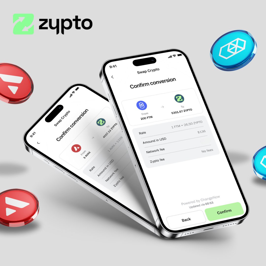 We're thrilled to introduce #Avalanche and #Fantom chain integration on ZyptoApp! With Avalanche boasting sub-second transaction speeds and Fantom's rapid TPS, we're enhancing efficiency like never before.
#blockchains #Crypto #Zypto