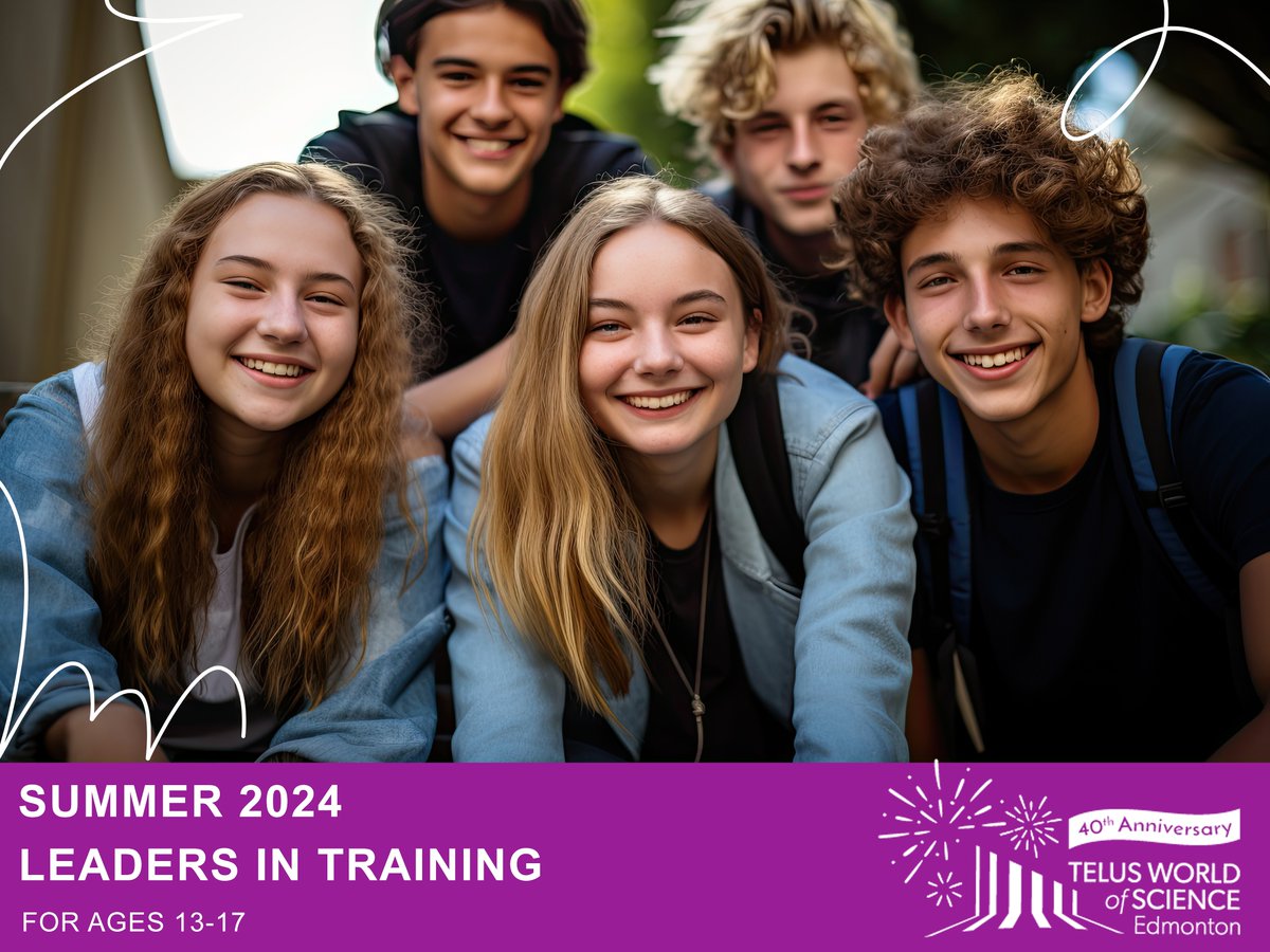 🌟 Teens between 13 and 17! 🚀 Join the Summer 2024 Leaders in Training program at your Science Centre! 💼 Gain skills, make connections! 🌟 Register: twose.ca/leadersintrain… 📝 Free Info Session: May 14, 5:00 p.m. - 6:30 p.m.