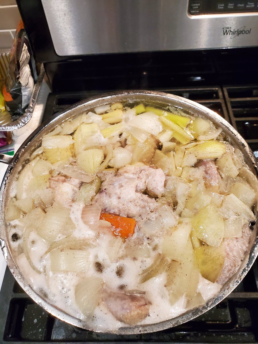 Passover is coming and my apartment smells amazing Chicken soup.....