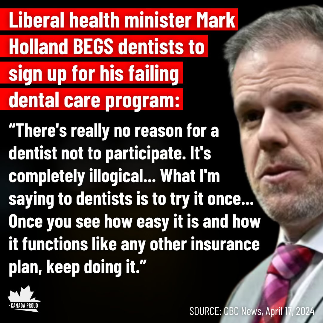 After only eight dentists signed up for their dental care program, the Trudeau Liberals are resorting to begging.