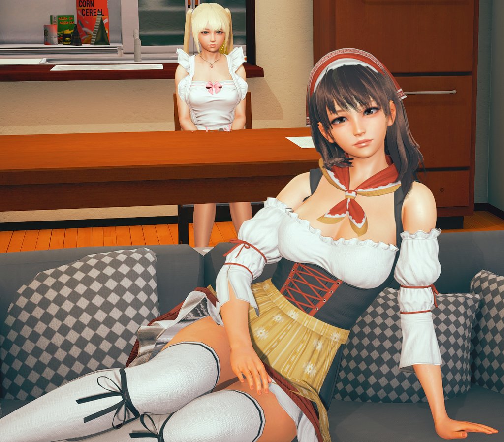 新キャラ作ろうとしたけど…
HFPatch入れてからキャラカード整合性不具合で使えなくなった #DOAXVV の　ななみを復活作りにしてしまった。
以前のより本物に寄せられた。
マリーちゃんのがムズいから長期調整で似せるしかないかな。
シーンは気軽作りで凝ってません。
#ハニーセレクト2
#HoneySelect2