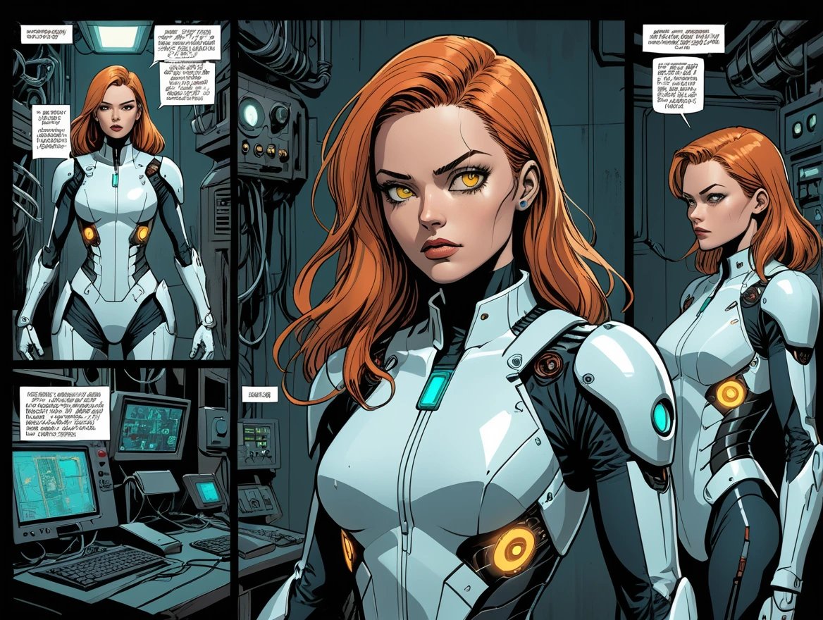 🚨#PromptShare🚨
Let's end the day with a Comic Book Page #prompt using the Cheyenne model from the #Remix app. 

I had never tried making a page render with this model before, but it works super well.

Comic book page with panels featuring [character description], high