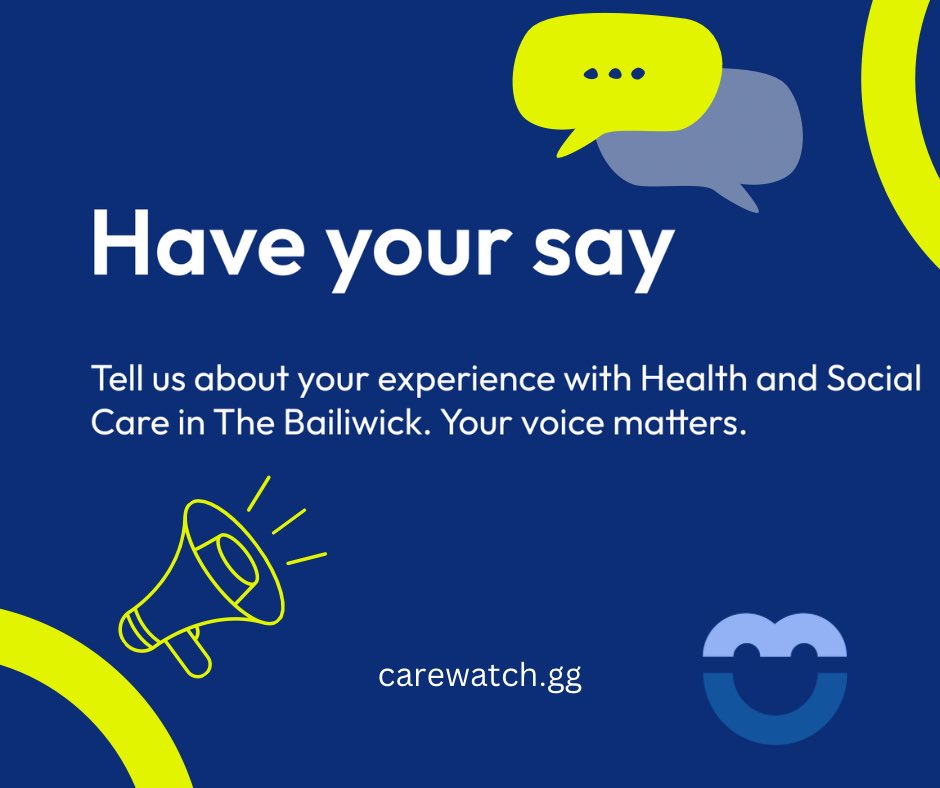 On our website you can ‘Have Your Say’ directly to the panel on your experiences of Health and Social Care. 

You can find the form at CareWatch.gg