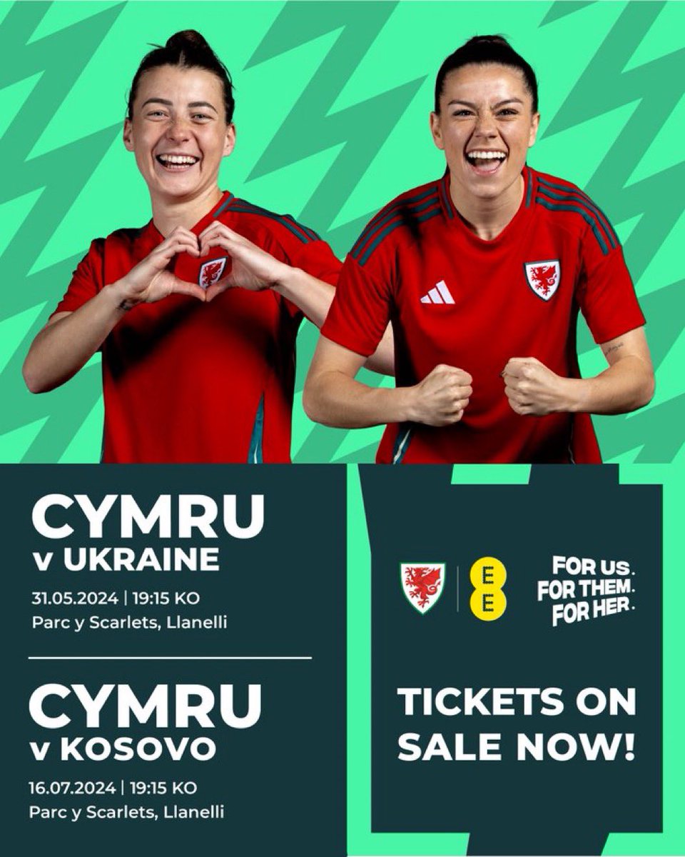 The @Cymru women’s national team are coming to Llanelli!!

Don’t miss your opportunity to get behind the team as they aim to continue their perfect form! 

Double header and group booking discounts are available 🎟️ 

fawales.co/4d0unzZ