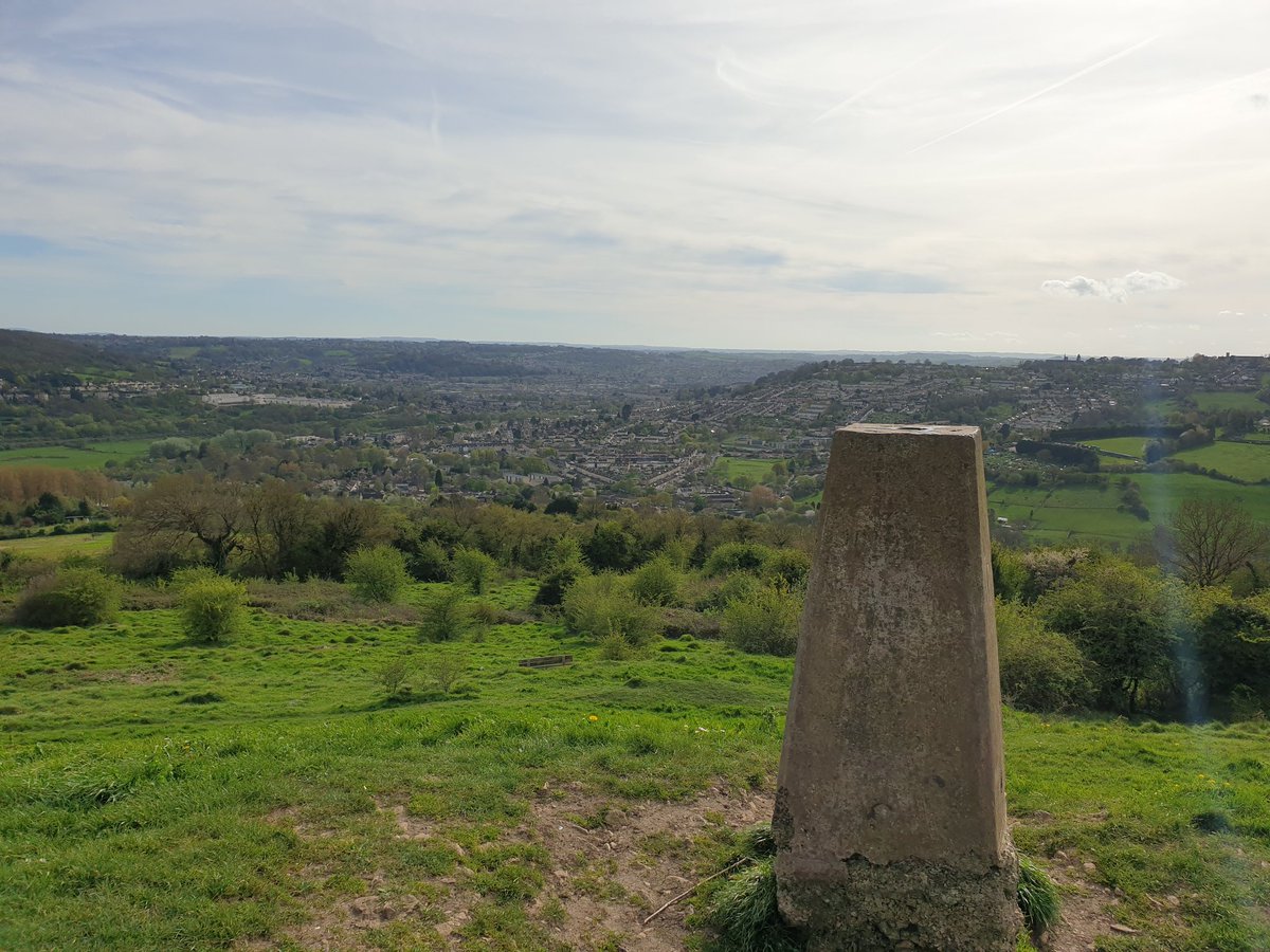 Considering the hills I've been up today, bit disappointed I didn't bag an @OrdnanceSurvey trig for their 88th birthday!

Did get one last Friday, though. Bit early for #trigweek, but what the hell!